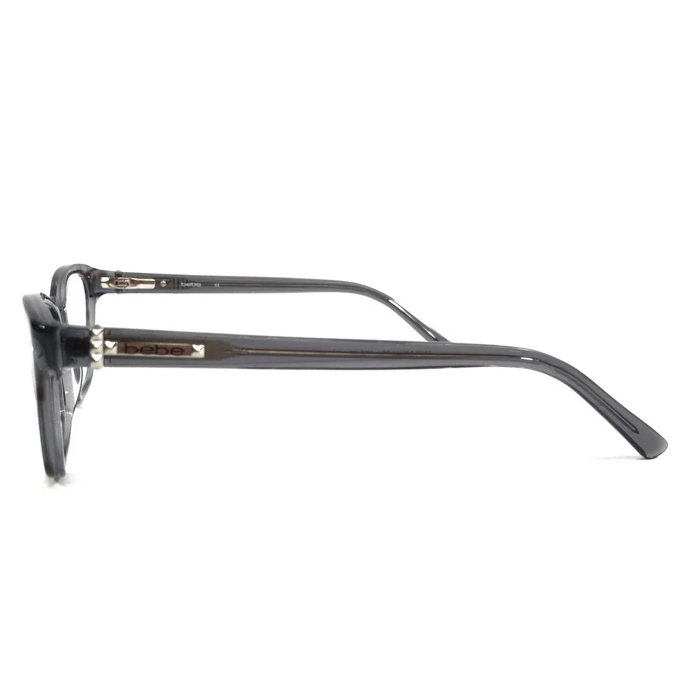 Bebe Eyeglasses Frames BB5126 001 JET Brown Grey Brown Tortoise 53-17-135